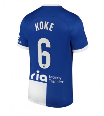 Atletico Madrid Koke #6 Replica Away Stadium Shirt 2023-24 Short Sleeve